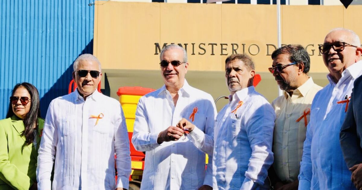 Abinader moderniza producción de arroz con inversión agrícola clave