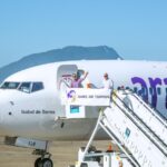 Arajet incorpora su avión 13 “Isabel de Torres” en Puerto Plata