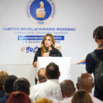 Carolina Mejía refuerza lazos del PRM con dirigentes en Madrid