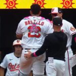 Samuel Basallo fuera del lineup de Orioles tras lesión en home