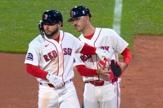 Wilyer Abreu asciende al top 5 de bateo en Liga Americana MLB