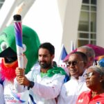 Medallistas dominicanos encabezan antorcha rumbo a Santo Domingo 2026